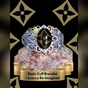 New Handmade Resin Cuff Bracelet – Luxury Re-Imagined